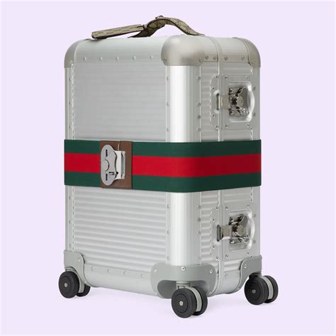 trolley da viaggio gucci|gucci trolley with strap.